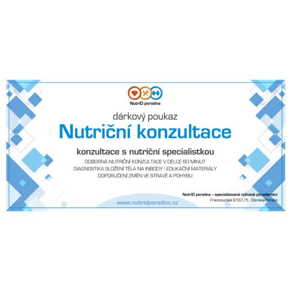 Poukaz na nutriční konzultaci
